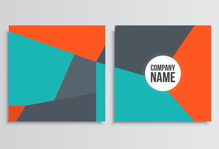 Placards or Banner. Corporate identity template. Business stationery mock-up with logo. Branding designのイラスト素材