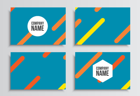Business cards. Corporate identity template. Business stationery mock-up with logo. Branding designのイラスト素材
