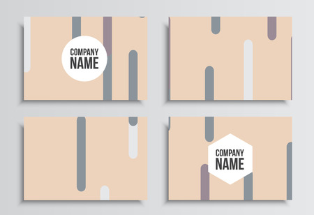 Business cards. Corporate identity template. Business stationery mock-up with logo. Branding designのイラスト素材