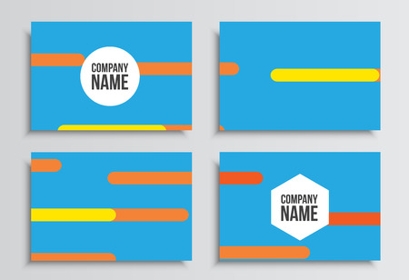 Business cards. Corporate identity template. Business stationery mock-up with logo. Branding designのイラスト素材
