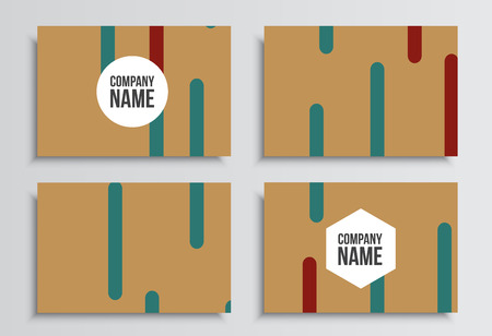 Business cards. Corporate identity template. Business stationery mock-up with logo. Branding designのイラスト素材