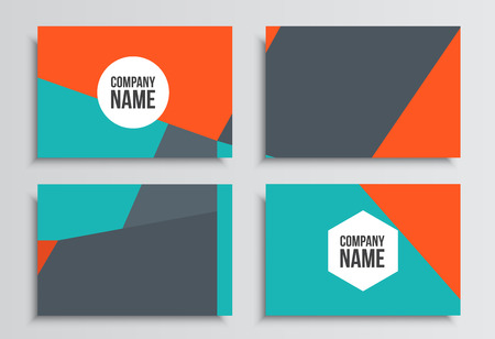 Business cards. Corporate identity template. Business stationery mock-up with logo. Branding designのイラスト素材