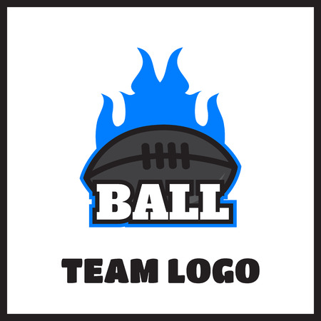 American football vintage label vector badgeのイラスト素材