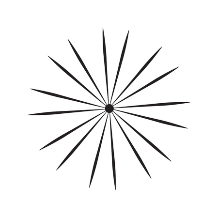 Vector speed lines sketch force and motion fast linesのイラスト素材