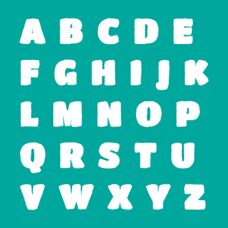 Blueprint alphabet. Vector drafting blueprint paper letters. Sketch alphabet vectorのイラスト素材