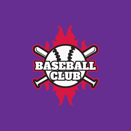 Baseball vintage emblems, labels, badges Baseball logo teamのイラスト素材