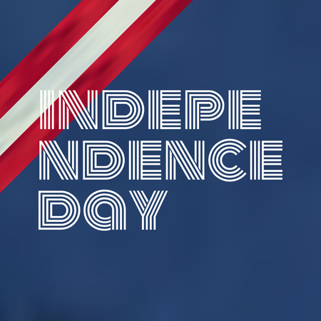 Greeting cards for American Independence Dayのイラスト素材