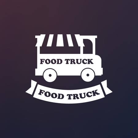 Cafe urban, mobile market, event and transportのイラスト素材