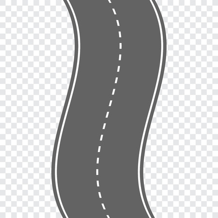 Highway road for transportation asphalt streetのイラスト素材