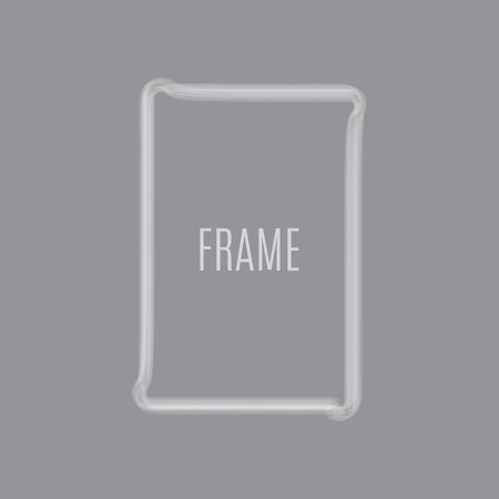 Spray texture frames isolated on white background. Set of frames in form round and square. Grunge frame for banner, vector illustrationのイラスト素材