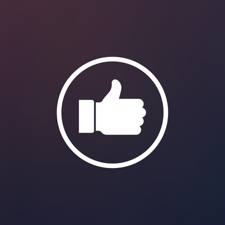 Gestures hands. Pixel art 8 bit, arm with thumb up.のイラスト素材