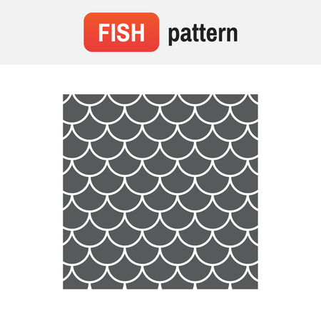 mermaid scale pattern. fish pattern vector illustrationのイラスト素材