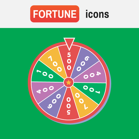 Wheel lucky fortune.のイラスト素材
