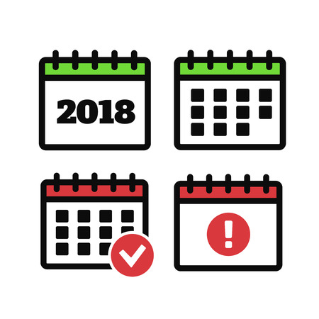 Vector calendar icons. Event icon. Calendar vector sign. Plan vector. Date iconsのイラスト素材