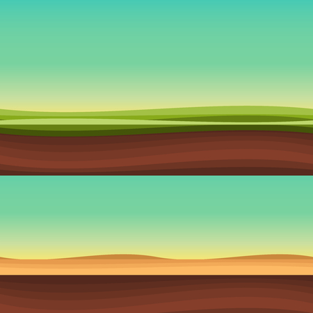 Isometric game islands. Cartoon stones for game design. Rock and water cartoon game textureのイラスト素材