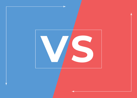 vs   vector. vs battle letters competitionのイラスト素材