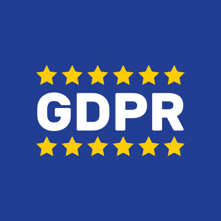 GDPR concept illustration. Idea of data protection. General rules for data protection GDPRのイラスト素材