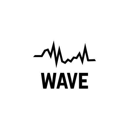 Water wave   Template. Wave sound speechのイラスト素材