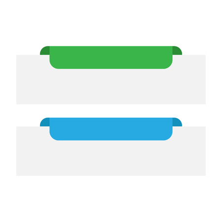 Infographic banners vector. Labels with steps vector set.のイラスト素材