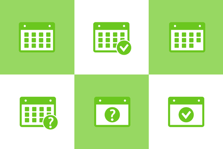 Program planner vector. Calendar vector signのイラスト素材