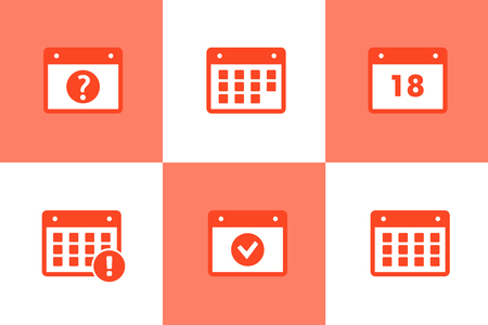 Event icon. Annual plan vector. Plan vector. Date iconsのイラスト素材