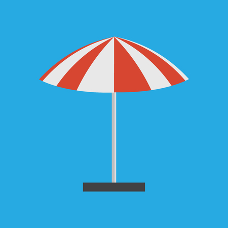 Umbrella for outdoor event vector. Umbrella beach market tentのイラスト素材