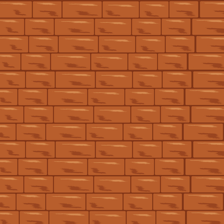 Red brick wall background. Pattern brick stone vectorのイラスト素材
