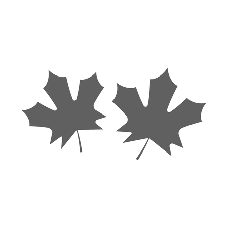 Natural leaves icons. Leaf vector icon for bio badgeのイラスト素材