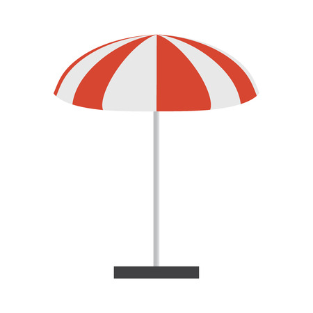 Umbrella for outdoor event vector. Umbrella beach market tentのイラスト素材