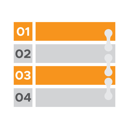 Arrows infographics. Charts with options, steps list vector backgroundのイラスト素材