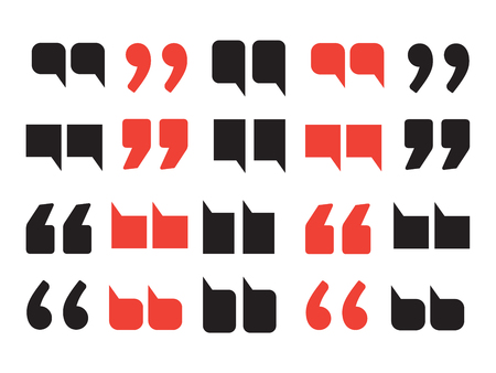 Quotes abstract background for dialogue. Blockquote chat vectorのイラスト素材