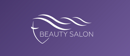 Beautiful woman vector   template for hair salon.   vector cosmetic procedures, spa centerのイラスト素材