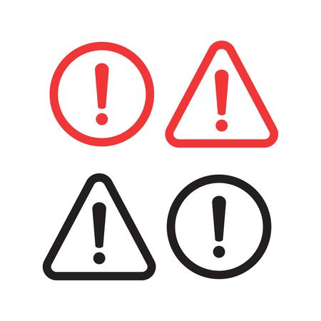 Danger sign design. Caution error icon.のイラスト素材