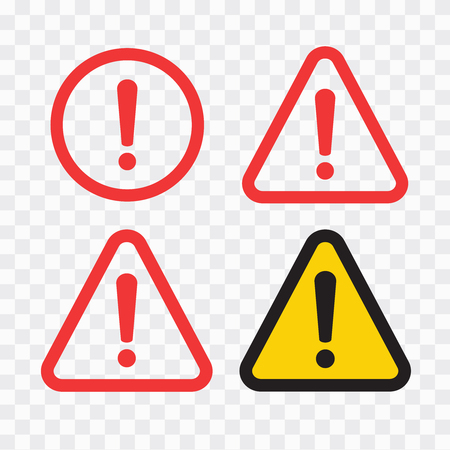 Danger sign design. Caution error icon.のイラスト素材