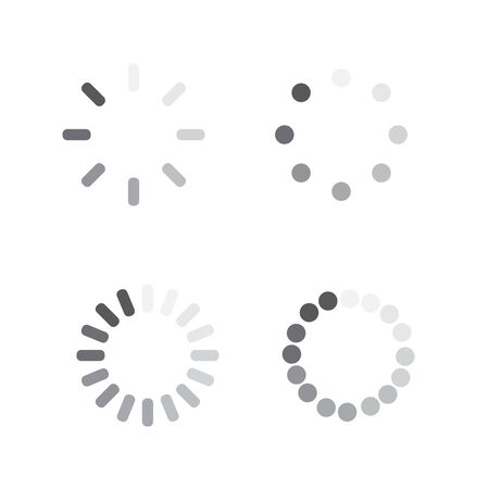 Loader progress icon. Sign progress bar. Circle wait iconのイラスト素材