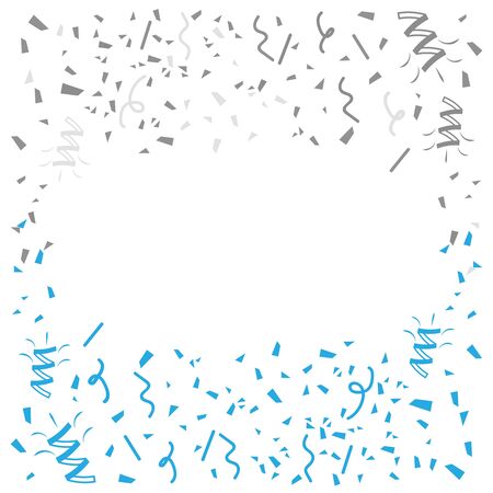 Confetti carnival vector background. Confetti party backgroundのイラスト素材