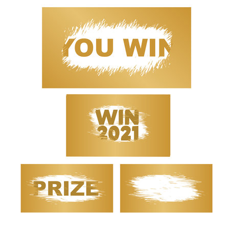 Suitable for scratch card game and win. Lottery scratch and win game card background.のイラスト素材