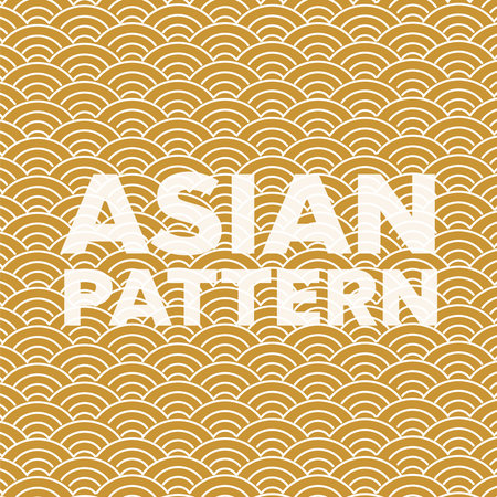 Japanese circle vector pattern. Sea japan pattern vectorのイラスト素材