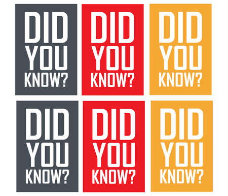 did you know vector sign. Did you know backgroundのイラスト素材