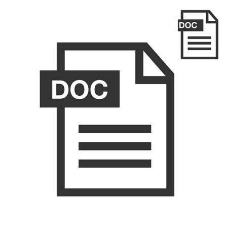PDF file download icon. Document text, symbol web format informationのイラスト素材