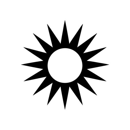 Abstract Sun logo vector illustration. Abstract Sun vector Icon and Sign.のイラスト素材