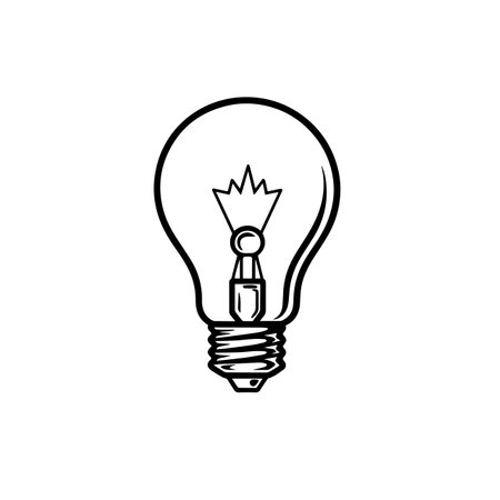 Creative Lightbulb logo vector illustration. Creative Lightbulb vector Icon and Sign.のイラスト素材