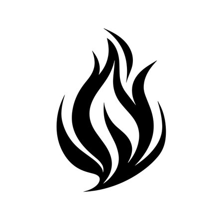 Fiery Flame logo vector illustration. Fiery Flame vector Icon and Sign.のイラスト素材