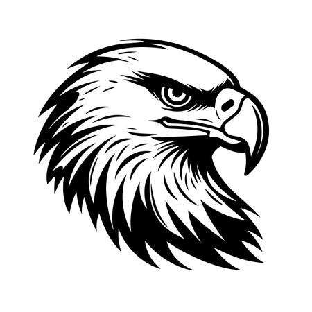 Majestic Eagle logo vector illustration. Majestic Eagle vector Icon and Sign.のイラスト素材