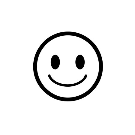 Happy Smile logo vector illustration. Happy Smile vector Icon and Sign.のイラスト素材