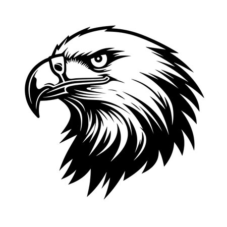 Majestic Eagle logo vector illustration. Majestic Eagle vector Icon and Sign.のイラスト素材