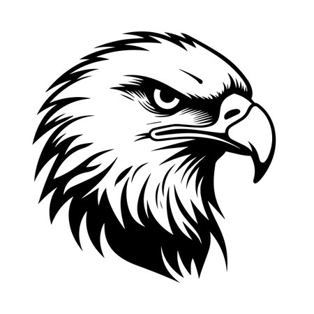 Majestic Eagle logo vector illustration. Majestic Eagle vector Icon and Sign.のイラスト素材