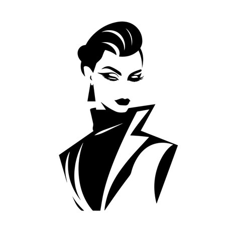 Fashion logo vector illustration. Fashion vector Icon and Sign.のイラスト素材