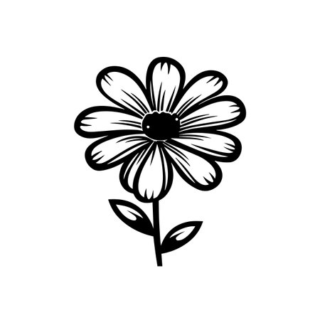 Blooming Flower logo vector illustration. Blooming Flower vector Icon and Sign.のイラスト素材
