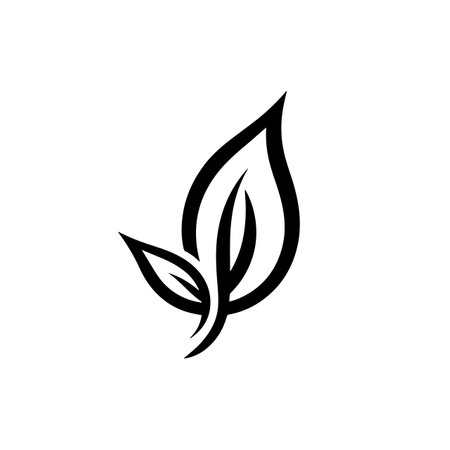 Eco Leaf logo vector illustration. Eco Leaf vector Icon and Sign.のイラスト素材